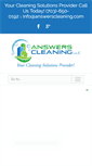 Mobile Screenshot of answerscleaning.com